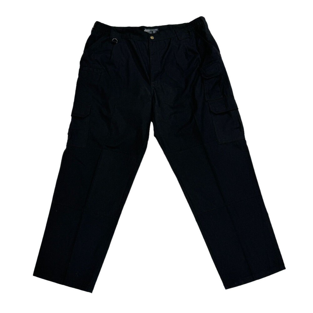 511 Tactical Pants Mens 40x31 Black Cargo Utility Double Knee Style 74273